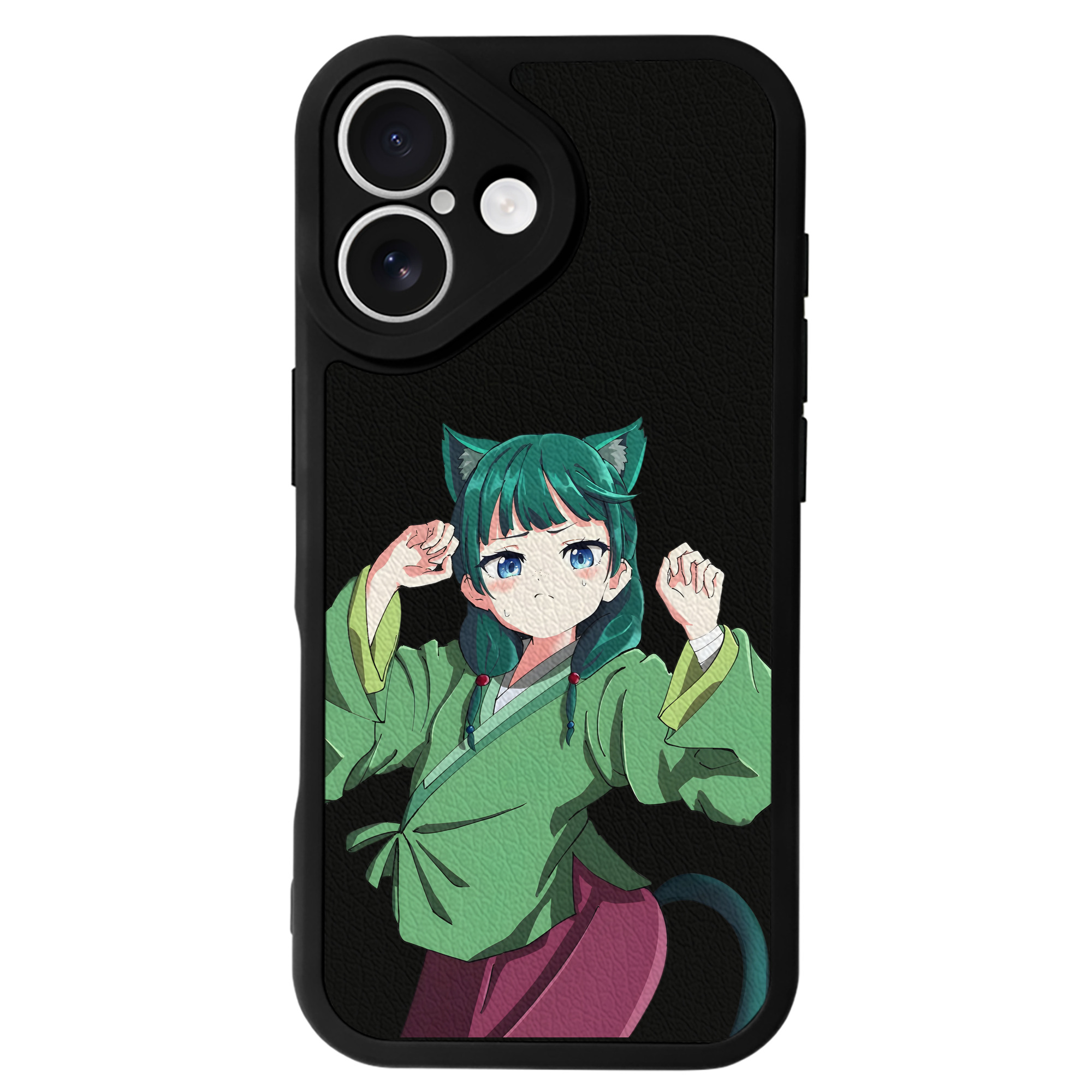 （画像用） 薬屋のひとりごと The Apothecary Diaries 【iPhone 16シリーズ対応】シリコンスマホケース（レザー調） 材質：シリコン